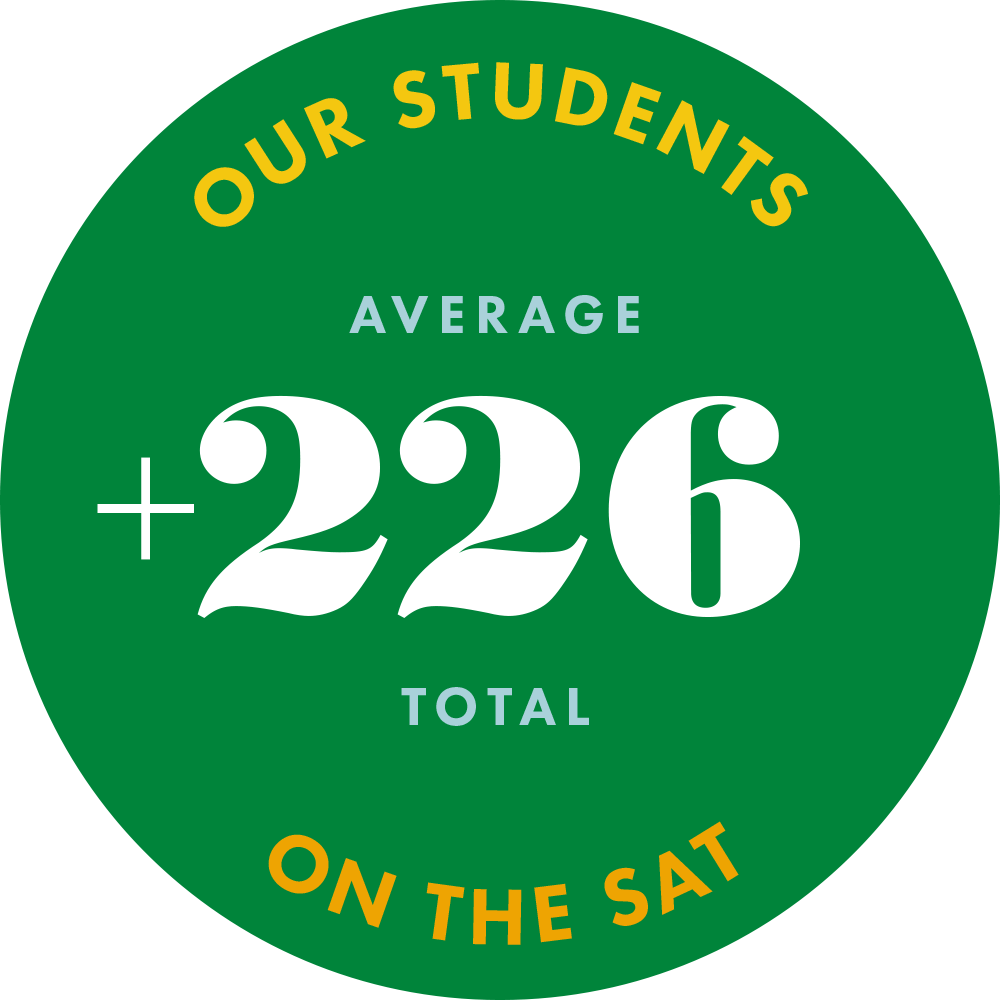 An average gain of 226 on SAT total