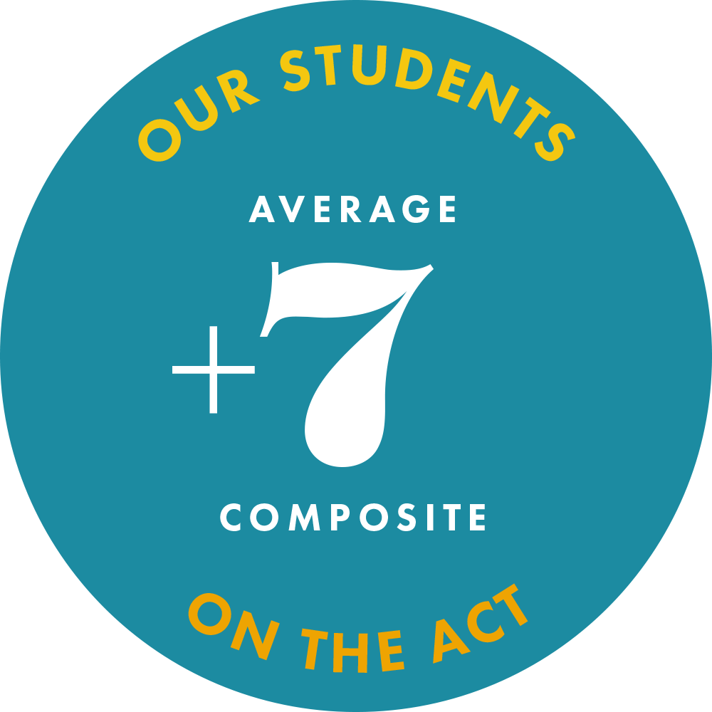 our students average a 7 point gain on ACT composite