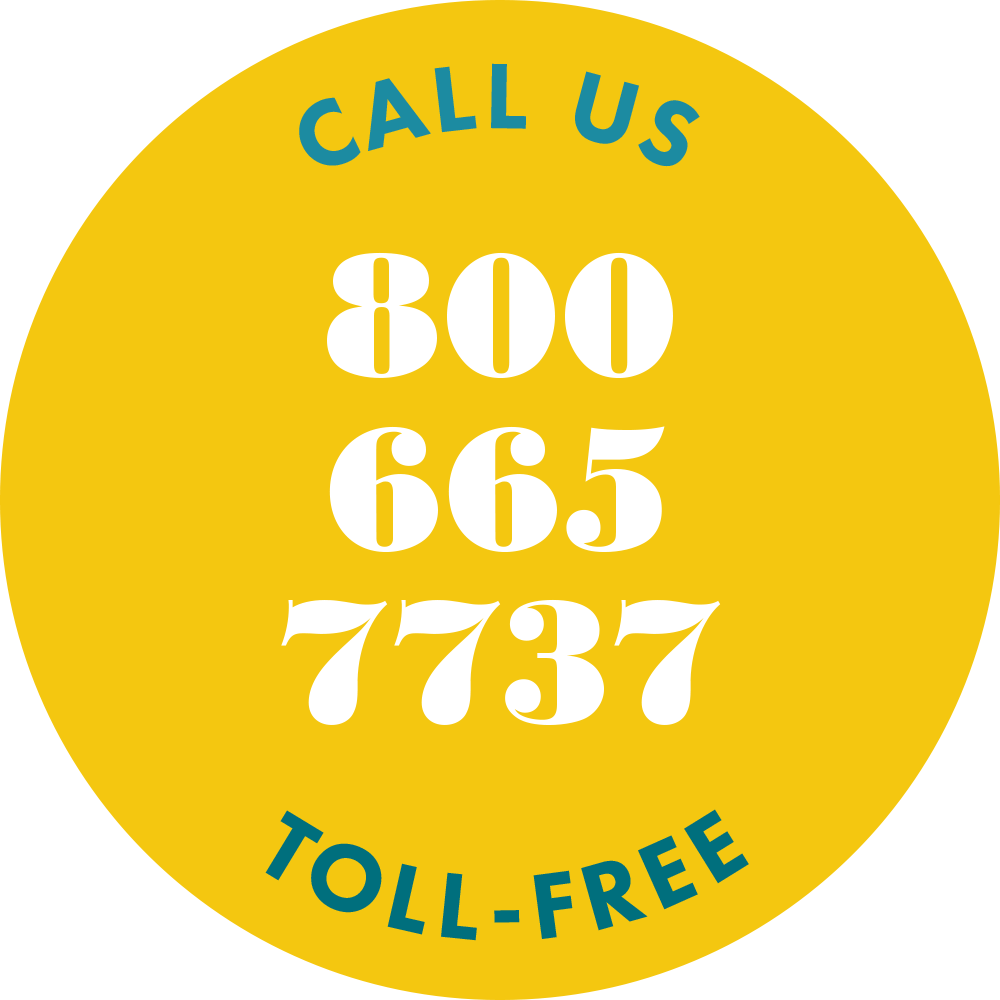 Call us toll free at 800-665-7737